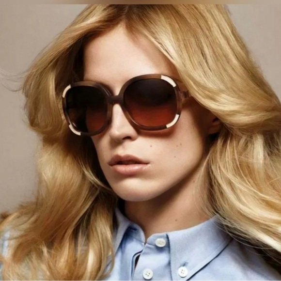Chloe Oversized Gradient Sunglasses - Picture 7 of 9
